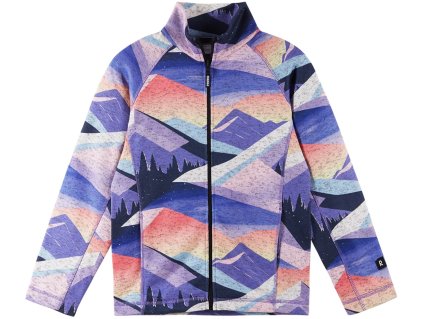 Dětský fleecový svetr Reima Niksini Breezy Violet 1