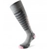 lyžařské ponožky lenz skiing 3.0 light grey rose