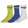 ponožky Mizuno Training 3P Socks With Line 32GXCA54Z43