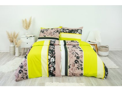 Ložní povlečení bavlněné Stanex dream (LS213), 140 x 220 + 90 x 70, Knoflíkové