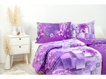 Povlak na polštář bavlněný Stanex Elis (LS280), 90 x 70 cm, Zip
