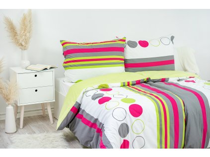 Povlak na polštář krepový Stanex Elena (LS183), 90 x 70 cm, Zip