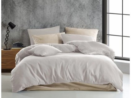 Povlak na polštář mušelínový Stanex krémový (LS376), 90 x 70 cm, Zip