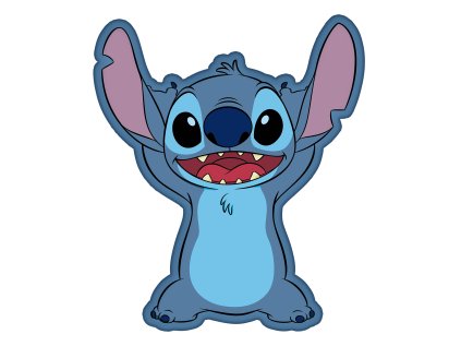 Polštářek tvarovaný Stitch a Lilo 01 - 35 x 30