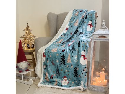 Beránková deka Winter Time 150 x 200