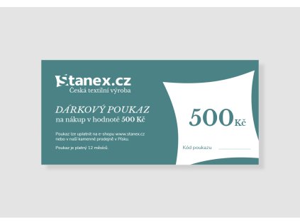 Dárkový poukaz 500,- Kč
