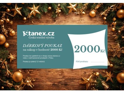 Dárkový poukaz 2000,- Kč