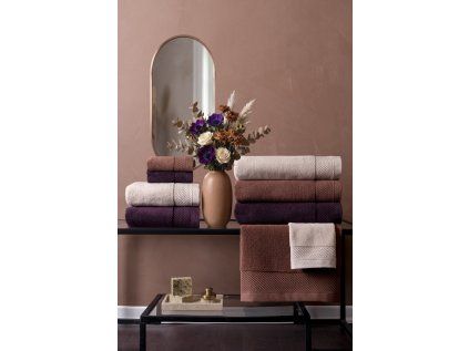 Mikrobavlna ručník Stanex - HARMONY 50 x 100 HNĚDÁ