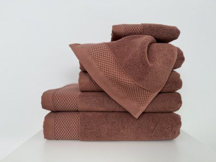 Mikrobavlna osuška Stanex - HARMONY 70 x 140 HNĚDÁ