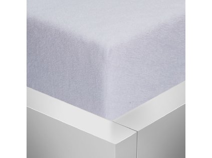 Froté napínací prostěradlo Stanex bílé 140 x 200