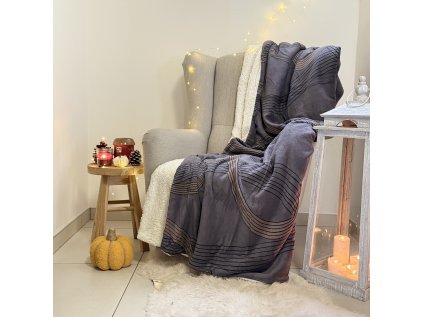 Beránková deka magic white 150 x 200