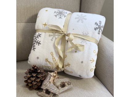 Beránková deka magic white 150 x 200