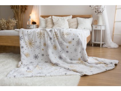 Beránková deka magic white