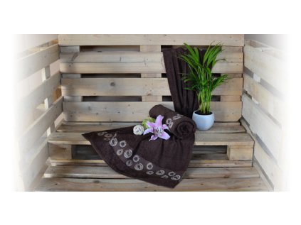 Froté osuška Stanex - EXCLUSIVE 70 x 140 HNĚDÁ