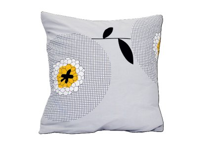 Povlak na polštář bavlněný Stanex pampeliška (LS148), 40 x 40 cm, Knoflíkové