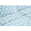 Ložní povlečení bavlněné Stanex retro modré (LS249), 140 x 200 + 90 x 70, Zip