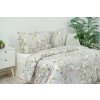 Ložní povlečení bavlněné Stanex magnolie (LS293), 140 x 220 + 90 x 70, Knoflíkové
