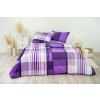 Povlak na polštář krepový Stanex Sofie fialová (LS278), 90 x 70 cm, Zip