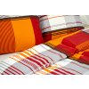 Povlak na polštář krepový Stanex Sofie oranžová (LS279), 90 x 70 cm, Zip