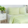 Ložní povlečení atlas grádl Stanex proužek světle zelený (LS904), 140 x 220 + 90 x 70