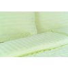 Ložní povlečení atlas grádl Stanex proužek světle zelený (LS904), 140 x 220 + 90 x 70