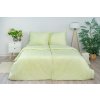 Ložní povlečení atlas grádl Stanex proužek světle zelený (LS904), 140 x 220 + 90 x 70
