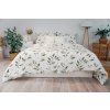 Ložní povlečení bavlněné Stanex jasmín (LS412), 140 x 200 + 90 x 70, Knoflíkové