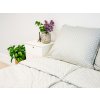 Ložní povlečení bavlněné Stanex nordic (LS409), 140 x 200 + 90 x 70, Knoflíkové