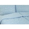 Ložní povlečení bavlněné Stanex pápeří (LS204), 140 x 200 + 90 x 70, Knoflíkové