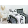 Ložní povlečení bavlněné Stanex Zara (LS215), 140 x 200 + 90 x 70, Knoflíkové