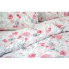 Ložní povlečení bavlněné Stanex Melisa (LS242), 140 x 200 + 90 x 70, Knoflíkové