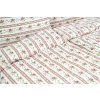Ložní povlečení bavlněné Stanex retro růžové (LS248), 140 x 200 + 90 x 70, Knoflíkové