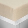 Froté napínací prostěradlo Stanex smetanové 180 x 200