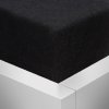 Froté napínací prostěradlo Stanex černé 180 x 200