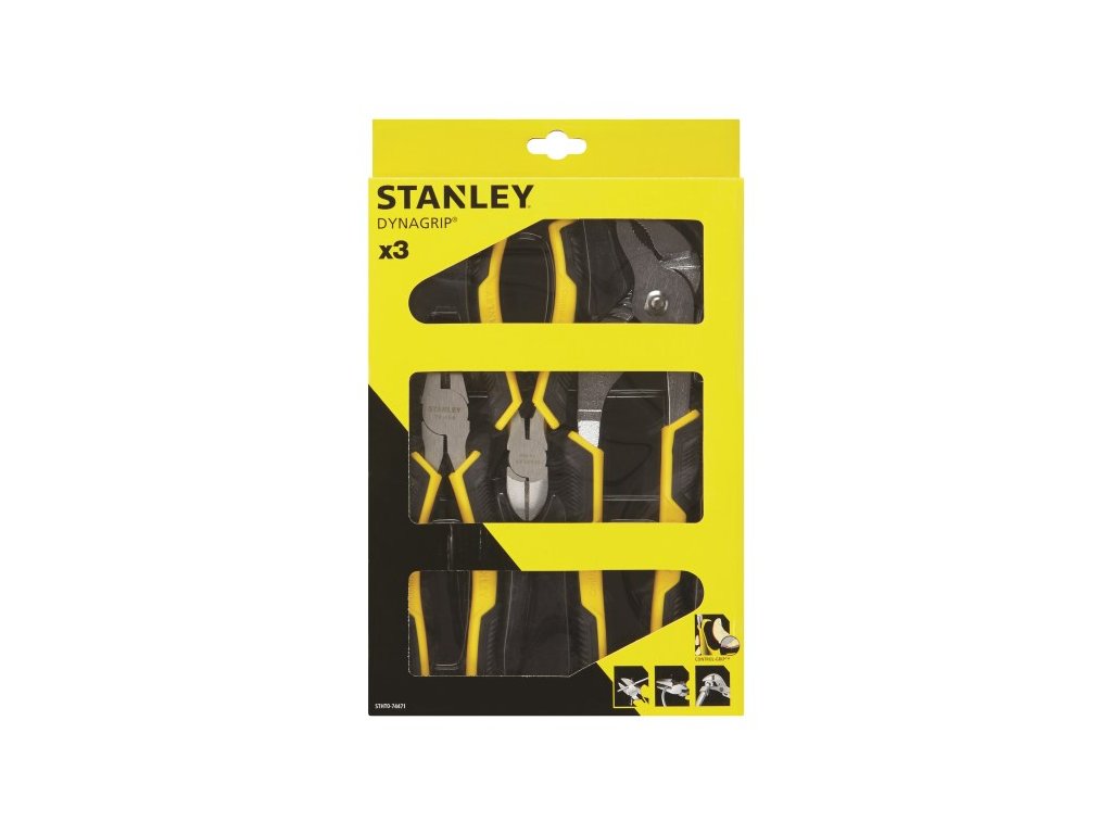 Sada kleští ControlGrip 3dílná STANLEY STHT0-74471 - STANLEY a DeWALT