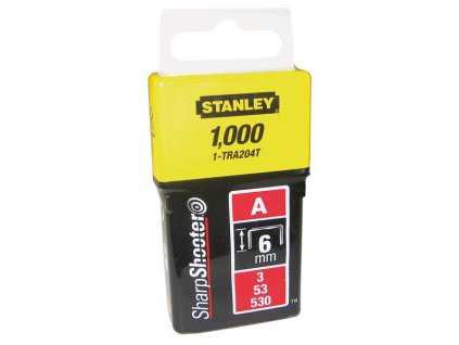 Spony 6mm typ A STANLEY 1-TRA204T 