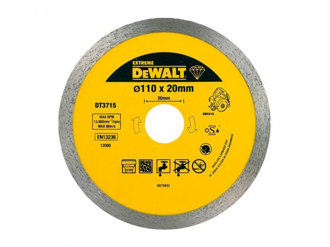 Dia řezný kotouč DT3715 DWC410 DeWALT 