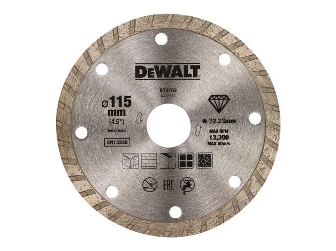 Dia řezný kotouč 115mm DeWALT DT3702 