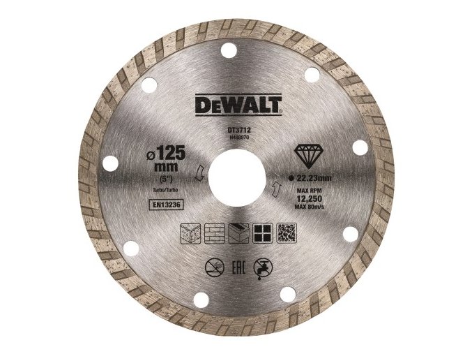 Dia řezný kotouč 125mm DeWALT DT3712 