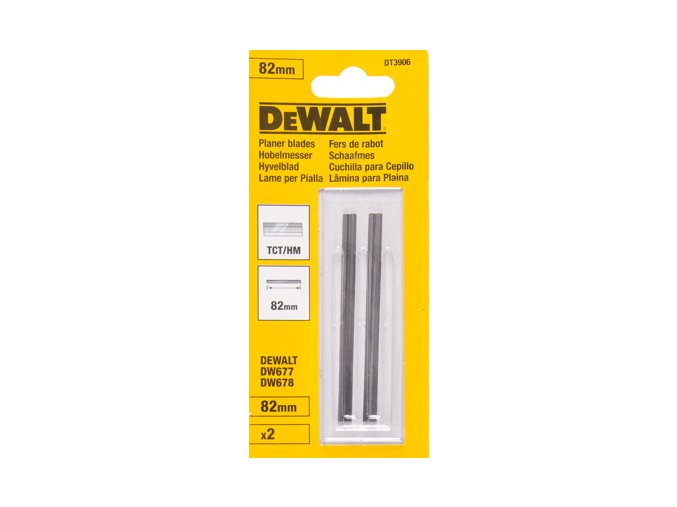 Nůž do hoblíku 82mm DT3906 DeWALT 