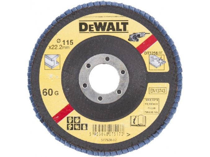 Brusný lamelový kotouč 115mm DT3255 DeWALT 