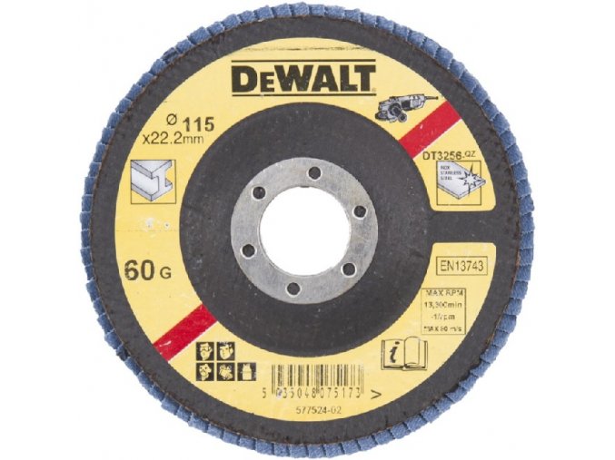 Brusný lamelový kotouč 115mm DT3256 DeWALT 