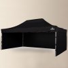 PREMIUM alu namiot na Imprezy (ROZMER STANU 3x3m, Farba Čierny)