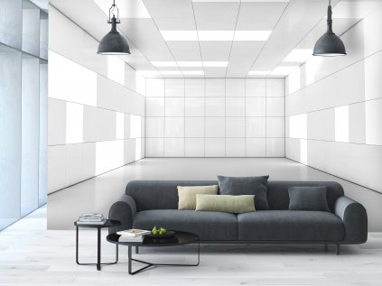 3D bílá místnost shutterstock 623409659 interier