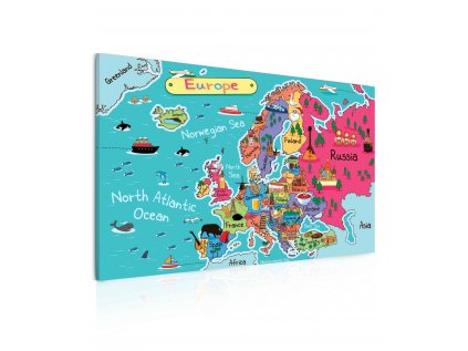 10101161 mapa evropy pro deti ll
