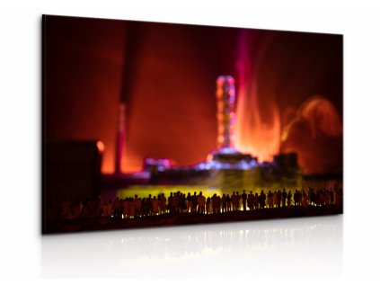 Obraz Požár při Černobylské katastrofě