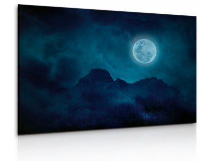 Obraz úplněk v horách