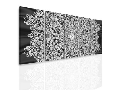 Pětidílný obraz - Nebeská mandala VI.
