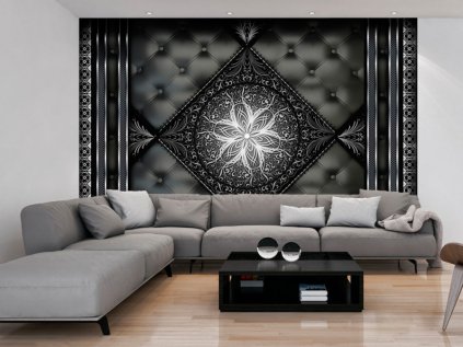 Tapeta prošívaná kůže ornament