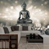 Samolepící fototapeta - Silver Buddha